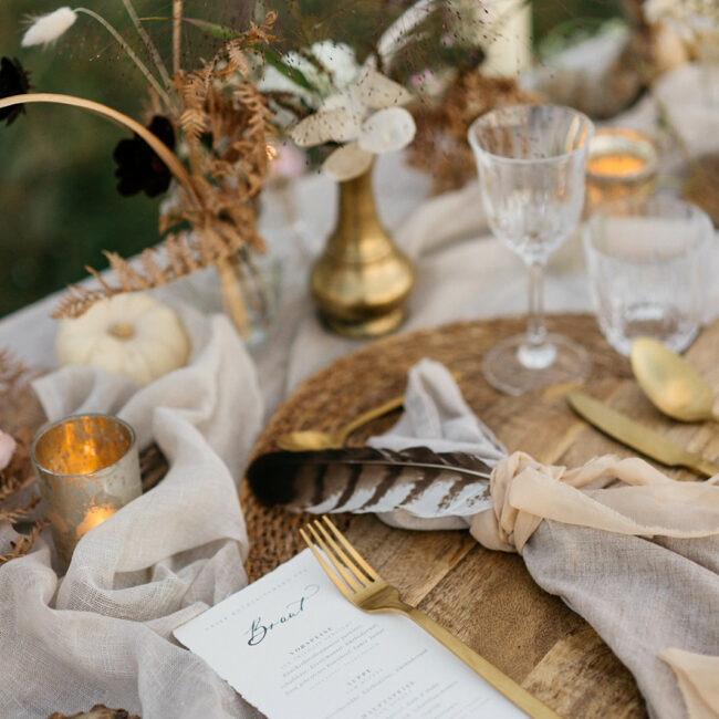 Boho Hochzeit Tischdeko