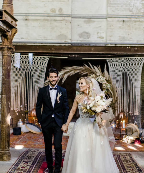 Boho Hochzeit Moon Gate Deko