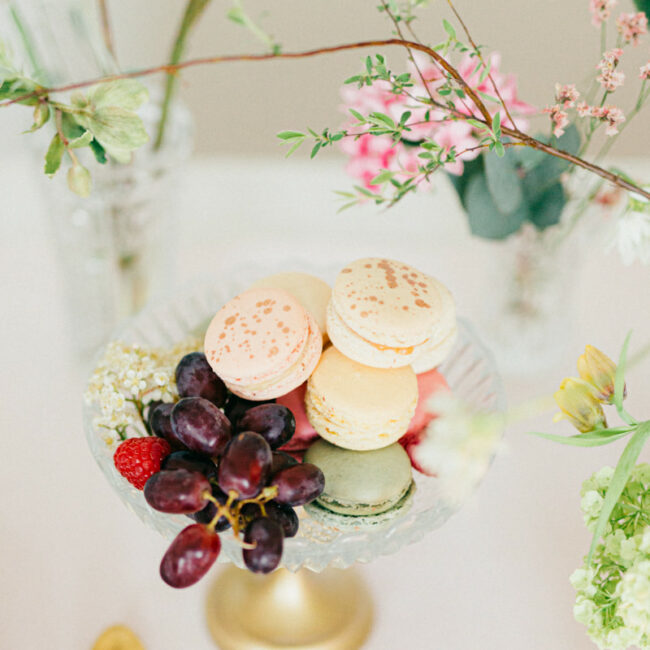 Tischdekoration romantische Hochzeit